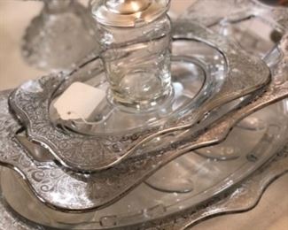 Beautiful glass tableware