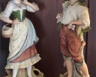Pair of English figurines