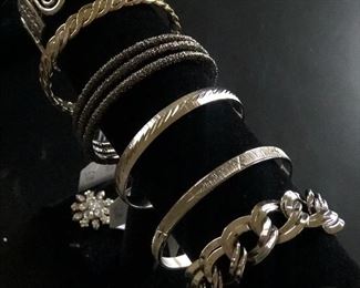 Collection of costume bangles 
