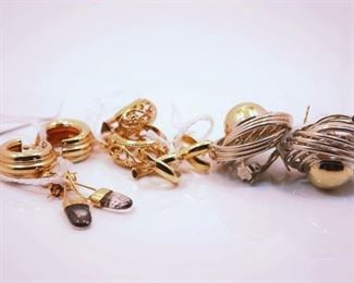 14K Gold Earring Collection