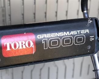 Torro Greensmaster 1000 mower