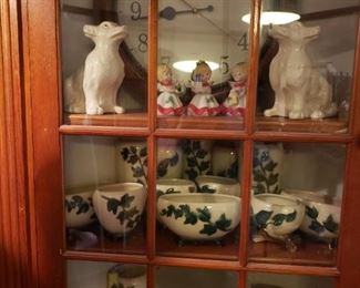 Two faced dog figurines