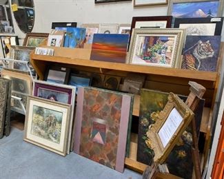 Miscellaneous small works - Original oils, watercolors, prints, etc. Matisse, Chagall, Keane prints. Prices start at $5