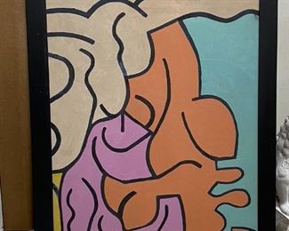 Patricia Sloane Oil on Board - $800