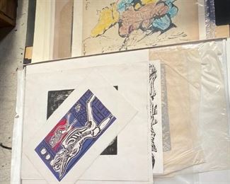 Grab bag vintage prints