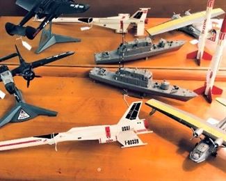 Aircraft and Nautical Models