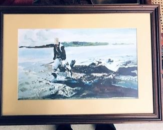 Andrew Wyeth The Coot Hunter Framed Print