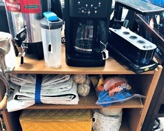 Coffee Makers and Various Kitchen Items