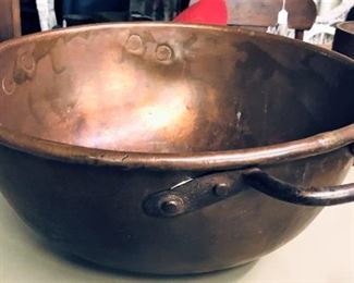 Copper Kitchen Bowl Detail