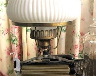 Pleater Made Into a Lamp