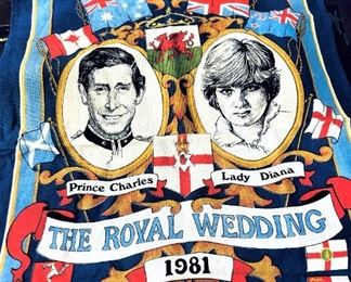 Prince Charles Lady Diana Royal Wedding Tea Towel