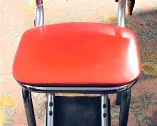 Red Kitchen Stool