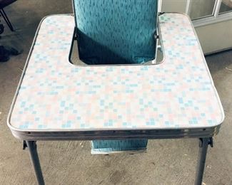 Retro Baby Table Chair