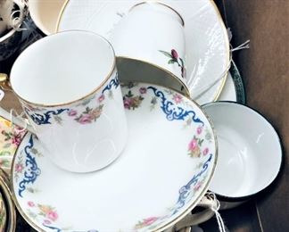 Various Bone China Cups and Saucers