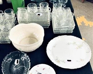 Various Glassware, Snack Set