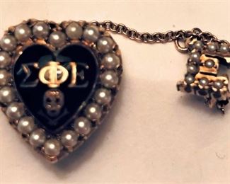 1950s Sigma Phi Epsilon 10K with Seed Pearls