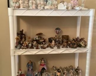 precious moments, boyds bears, willow tree