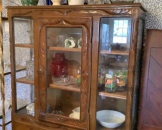 Display cabinet full of goodies