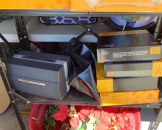 cameras, movie projectors etc