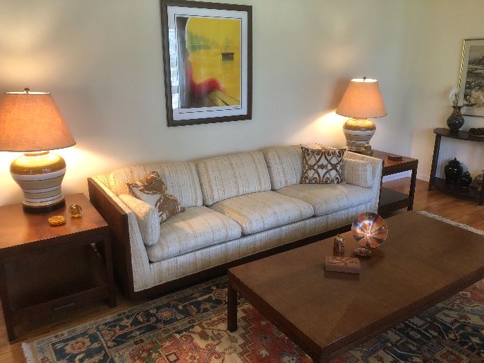 Milo baughman style sofa