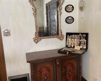 Antique BERKEY & GAY Buffet / Side Cabinet