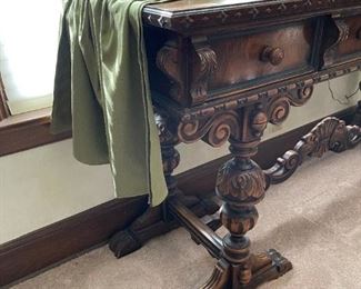 Antique BERKEY Console / Sideboard Table
