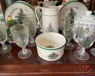 SPODE Christmas Dishes