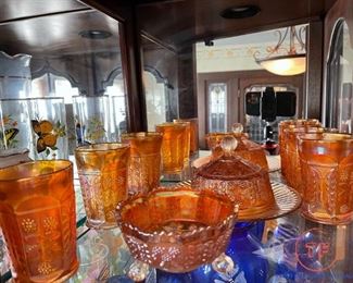 FENTON Carnival Glass Pieces