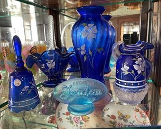 Hand Painted FENTON Glass 