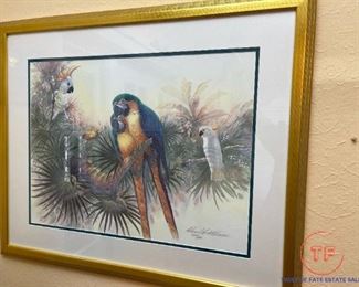 RICHARD E WILLIAMS Signed Lithograph Print