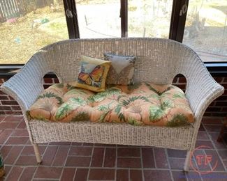 Vintage Wicker Sofa