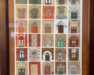 KATHI KUBIK GERINGER “”Doors of Omaha” Retired Print