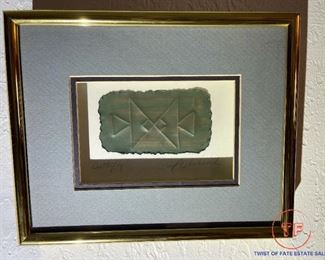 Original Signed Metal Art "Buttefly"