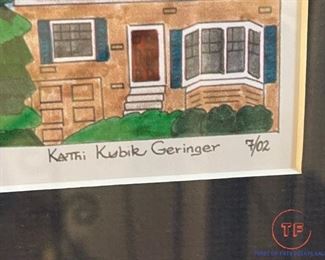 KATHI KUBIK GERINGER “Omaha Memories” Retired Print