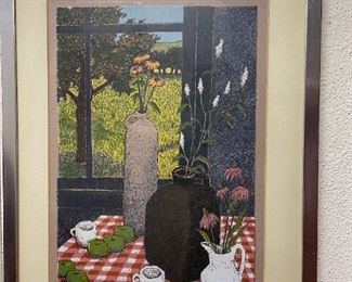 BARTEK Signed Serigraph "July Table - Haydn" - Limited Edition