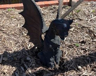 Gargoyle Metal Yard Art