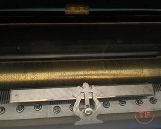 1890's 30" SUBLIME HARMONIE PICCOLO Music Box - 10 Airs - 3 Combs - 108 Teeth