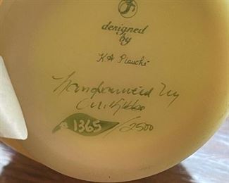 Hand Painted FENTON Glass 