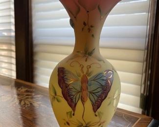 Hand Painted FENTON Glass 