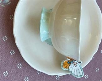 PARAGON Butterfly Handle Cup and Saucer