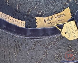 Vintage Peacock Feather Hat in Original Brandeis Box