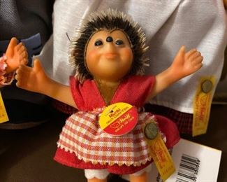 STEIFF Hedgehog Dolls - Mecki and Micki