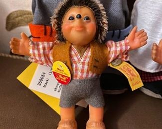 STEIFF Hedgehog Dolls - Mecki and Micki