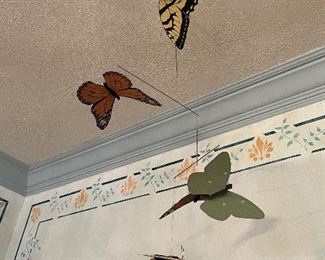 H ZUCKER Signed Butterfly Mobile