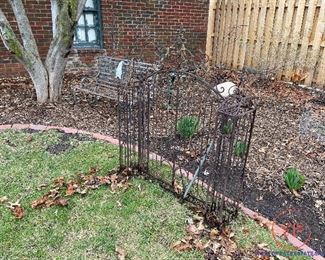 Wrought Iron Garden Gate