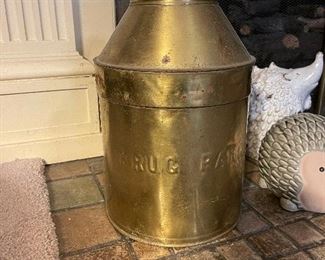KRUG PARK Brass Dairy Container