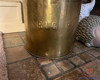 KRUG PARK Brass Dairy Container