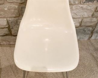 Mid Century Fiberglass Shell Chair by Burke