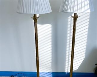Stiffel Brass Floor Lamps