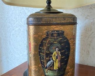 Frederick Cooper Asian Tea Canister Lamp